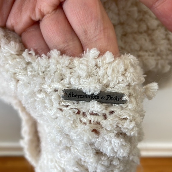 Abercrombie & Fitch Long Teddy Boucle Cardigan - Picture 5 of 10